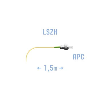 Пигтейл FC/APC SM (0.9) 1.5 m Пигтейл FC/APC SM (0.9) 1.5 m